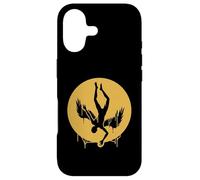 Icarus Falling Sun Silhouette Greek Mythology Minimalist Case for iPhone 17