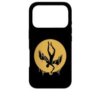 Icarus Falling Sun Silhouette Greek Mythology Minimalist Case for iPhone 17 Pro