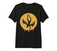 Icarus Falling Sun Silhouette Greek Mythology Minimalist Premium T-Shirt