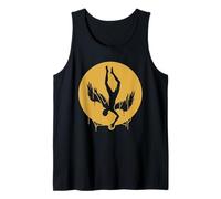 Icarus Falling Sun Silhouette Greek Mythology Minimalist Tank Top