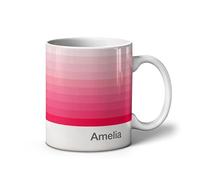 iCaseDesigner Personalised Colour Band Gradient Mug - 11oz Ceramic Mug. 13. Pinks. 32 Gradients to Choose from. Add Any Name