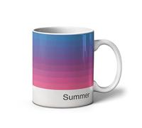 iCaseDesigner Personalised Colour Band Gradient Mug - 11oz Ceramic Mug. 32. Light Pink-Blue. 32 Gradients to Choose from. Add Any Name