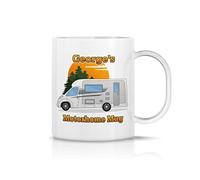 iCaseDesigner Personalised Motorhome Polymer Plastic Lightweight Mug. Any Name and Message. Shatter & Crack Proof