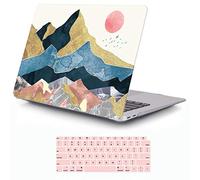 iCasso for MacBook Air 13 Inch Case 2018-2020 Release A2337 M1/A1932/A2179 with Retina Display Touch ID, Protective Hard Shell Case and Keyboard Cover for MacBook Air 13 - Abstract Scenery