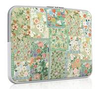 iCasso Laptop case 13 inch for MacBook Air 13-13.6 inch, Cute Laptop Sleeve for MacBook Pro 13 inch 14 inch, Slim Protective Travel Carrying Case Sleeve for 13 inch Chromebook, HP, Dell,Green Puzzle