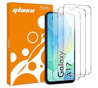 iCatchy 3 Pack for Samsung A27 A17 A16 A26 Screen Protector, Phone High Transparency Tempered Glass Protection Film Impact-Protection Anti-Scratch Compatible with Galaxy A27 A17 A16 A26
