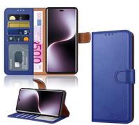 iCatchy for Honor Magic 7 Lite Case with 4 Card Slots Leather Wallet Flip Book RFID Blocking Magnetic Closure Kickstand Shockproof Protective Phone Cover Compatible with Honor Magic 7 Lite (Blue)