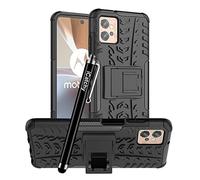 iCatchy for Motorola Moto G32 Case, Heavy Duty Hard Tough Dual Layer Hybrid Shockproof Cover compatible For Motorola Moto G32 Phone Case (Black)