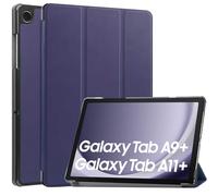 iCatchy for Samsung Galaxy Tab A11 Plus Case 11 Inch 2025, iCatchy Leather Stand Cover Galaxy Tab A11 Plus Samsung A11 Tablet Case, SM-X310 SM-X315 SM-X236 5G, Translucent Hard Shell Back, Blue
