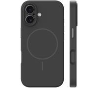 iCatchy Magnetic Case for iphone Compatible with MagSafe, Silicone Phone Case with Soft Touch Grip, Shock-Absorbing Protection, Camera Lens Protection, Slim Protective Cover (Black)