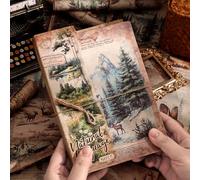 icceemee 160 Sheets of Nature Scrapbook Paper, journaling Scrapbook Supplies Craft Collage Paper Set, Junk Journal Bullet Journal Poster Room Decor for Card Making Decorative Gifts