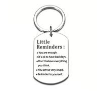 iccttoo Motivational Mental Health Keychain Daily Affirmation Inspiration Uplifting Quotes Reminder Gift for Friends Family,Women's keyrings & keychains,Bag charms for womens handbags