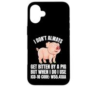 ICD-10 Code W55.41XA Humor Medical Coding Medics Coder Case for iPhone 16 Plus