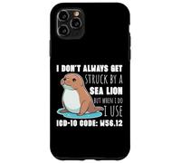 ICD-10 Code W56.12 Humor Medical Coding Medics Health Coder Case for iPhone 11 Pro Max