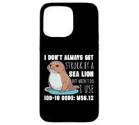 ICD-10 Code W56.12 Humor Medical Coding Medics Health Coder Case for iPhone 15 Pro Max