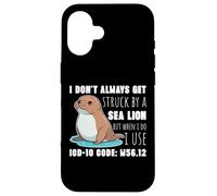 ICD-10 Code W56.12 Humor Medical Coding Medics Health Coder Case for iPhone 16