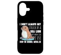 ICD-10 Code W56.12 Humor Medical Coding Medics Health Coder Case for iPhone 17