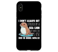 ICD-10 Code W56.12 Humor Medical Coding Medics Health Coder Case for iPhone XS Max