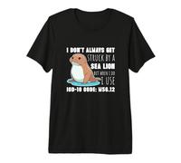 ICD-10 Code W56.12 Humor Medical Coding Medics Health Coder Premium T-Shirt