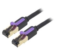 ICDBH patch cord S/FTP 7 line OFC PVC black L: 2m 28AWG VENTILATION