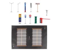 ICDKOYK 1/64 Model Car Parking Lot Scene Underground Simulation Display Provides Realistic Experience For Toy Car Lovers 1/64 Parking Mat Model Vehicle Scene Display, Black, Style A