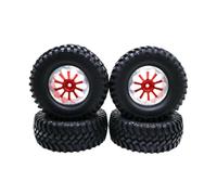 ICDKOYK 20pieces New Upgraded Version Of Rubber Sponge Tire Easy To Install On RC Car Wheel Sponge Tire Diverse Options, red