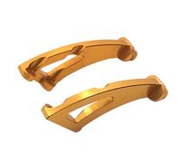 ICDKOYK 2piece Aluminum Alloy Upgrade Rear Wing Bracket For Wltoys 1/18 A949 Metal Rear Wing Bracket For RC Car RC Car Metal, Gold
