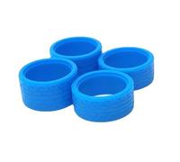 ICDKOYK 4pieces 22mm 22.5mm Rubber Tire Compatible With 1/28 Wltoys K969 Rubber Wheel Pattern Racing Tires Upgrade Modified, blue