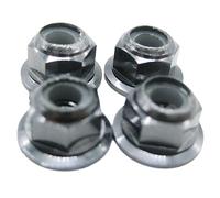 ICDKOYK 4x RC Car S Performance Wheel Lock Nut For 1/10 WLtoys K949 Made Of Aluminium Alloy Applicable For 1/10 WLtoys K949, titanium color