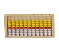 ICDKOYK Abacus Math Learning Tool Kids Age Six To Ten Encourages Fun And Effective Learning Experience 11 Digits Chinese Traditional Abacus Math Toy For Kids. Small Size And 9 Colorful Beads