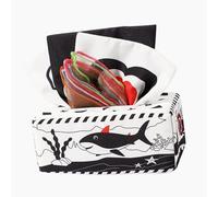 ICDKOYK Baby Tissue Box Sensory Toy Engaging Tissues Promote Sensory Development Through Pull Along Activities For Active Infants Busy Pull Tissues Activities Infant Play Scarves