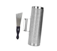 ICDKOYK Band Accompaniment Musical Training Tool Features Metal Scrape Instrument Lightweight Kids Adults Sturdy Band Accompaniment Musical Training Tool Portable, silvery, M