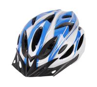 ICDKOYK Bicycle Safe Hat Bike Helmet For Women Men Lightweight Breathable Comfortable Shockproof Adjustable Chin Strap Outdoor Sports Bicycle Helmet Breathable Comfortable, Blue White, 26x21x14cm