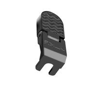 ICDKOYK Bike Foot Rest Aluminum Alloy Non Slip Pedals Compact Footrests Accessories Replacement Parts For Mountain Bike And Folding Bicycle Rear Pedals Footrest Aluminum Alloy, Black, 15mm