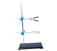 ICDKOYK Chemistry Experiment Stand With Iron Base Lab Stand Support Set Designed For Office Essentials And Teaching Purposes Chemistry Lab Set Iron With Base