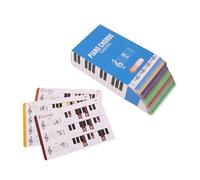 ICDKOYK Color Coded Flash Cards Piano Chords With 10 Frequent Chords 12 Keys Beginners Fun Educational Music Beginners On Birthday Piano Chord Flashcards In Gift Box