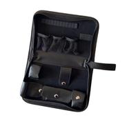 ICDKOYK Compact Portable Golf Ball Pouch Golf Bag Organizer PU Leather Zipper Closure Storage Case For Easy Access Balls Tees Stuff With Handle Strap Portable Lightweight