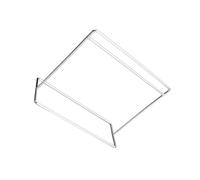 ICDKOYK Dollhouse DIY Scene Accessories Photo Props Decorative Miniature Clothes Rack Living Room Designs Miniature Clothes Rack Is Accessory For Any Toy House, Silver, 15x12cm