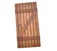 ICDKOYK Dollhouse Door Unique Accessories Dollhouse Interiors With Beautiful Decor Nice Birthday For Kids Over 3 Years Olds. Door Gate Toy Furniture Accessories House Pretend