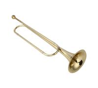 ICDKOYK Elegant Bugle With Mouthpiece Polished Brass Finish Adds Class To Musical Ensembles For Students And Young Musicians Learning Portable B Flat Bugle Brass Blowing