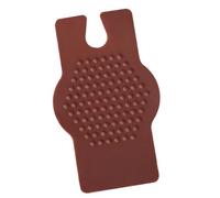 ICDKOYK Erhu Non Slip Pad Specially Designed Reduces Movement Ensuring Stability During Literary Performance Shows Erhu Non Slip Pad Musical Instrument Accessories, Coffee, 13.5x6.5x1.5cm