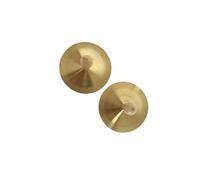ICDKOYK Finger Cymbals With Wooden Handles Mini Hand Cymbals Lighting Up Dance Events Mini Hand Education Percussion Instrument Children On Birthday Band Marching Cymbal