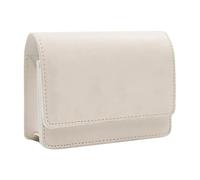 ICDKOYK Golf Range Case PU Leather Golf Range Carrying Case Storage Sturdy Stylish Storage Solution For Enthusiasts On Course Outdoors Sports Accessories Waist Pack Gifts, White