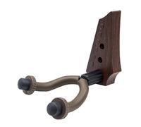 ICDKOYK Guitar Hanger Hook Stylish Metal Wall Mount Guitar Display Rack Portable Space Saving Holder Stand Hook Is Made Of Metal And Rubber Display Stand, Black Brown, Type