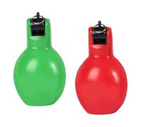 ICDKOYK Hand Squeeze Whistles Teachers Referees Coaches Sports Events Durable Portable Equipment Behavior Training Handheld Outdoor Indoor Sports Whistle Portable, green and red, 12x6.5cm