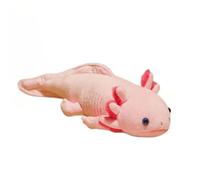 ICDKOYK Huggable Axolotl Plush Doll Kids Adults Cuddly Companion Toy Enhances Relaxation and Joy Family Member On Birthday Comfort Valentines Plush Doll Axolotl Kids Adults, Pink, 45cm