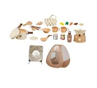 ICDKOYK Kids Pretend Toys Activity Camping Toys Adventure Outdoor Exploration Picnic Fun Creative Imagination Skill Development Play Tent Toy Set Kids Camping Gear Set Outdoor