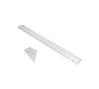 ICDKOYK Measure Ruler Guitar Neck Notched Straight Edge Fret Rocker String Height Gauge Essentials For Guitar Repair Fret Rocker String Height Gauge For Fretboards