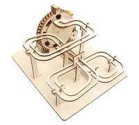 ICDKOYK Mechanical Roller Coaster Model Building Kits Wood Desk Decor Science Educational Toys For Kids Marble DIY Model Enjoyment Intelligence Toy DIY Crafts Projects Ornament