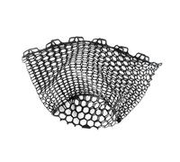 ICDKOYK Mesh Landing Net Fishing Gear Portable Foldable Silicone Fishing Net Durable Freshwater Replacement Mesh Is Catching Or Releasing Fish Without Harming Fish Scales, Black, 85x24cm